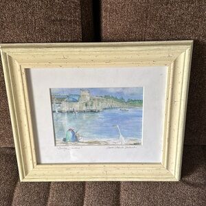 “ Bridge Tenders “ watercolor Anna Maria Island Florida Tampa bay